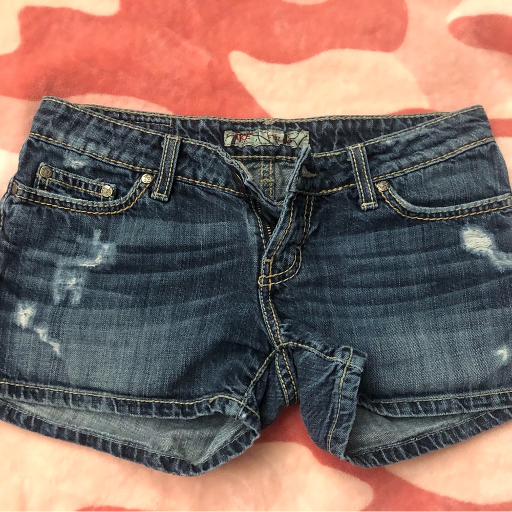 BKE denim shorts